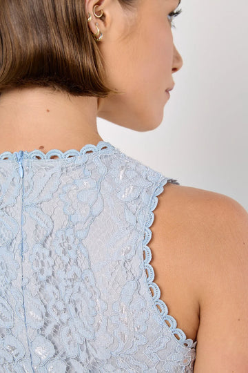 Lace Skater Mini Dress